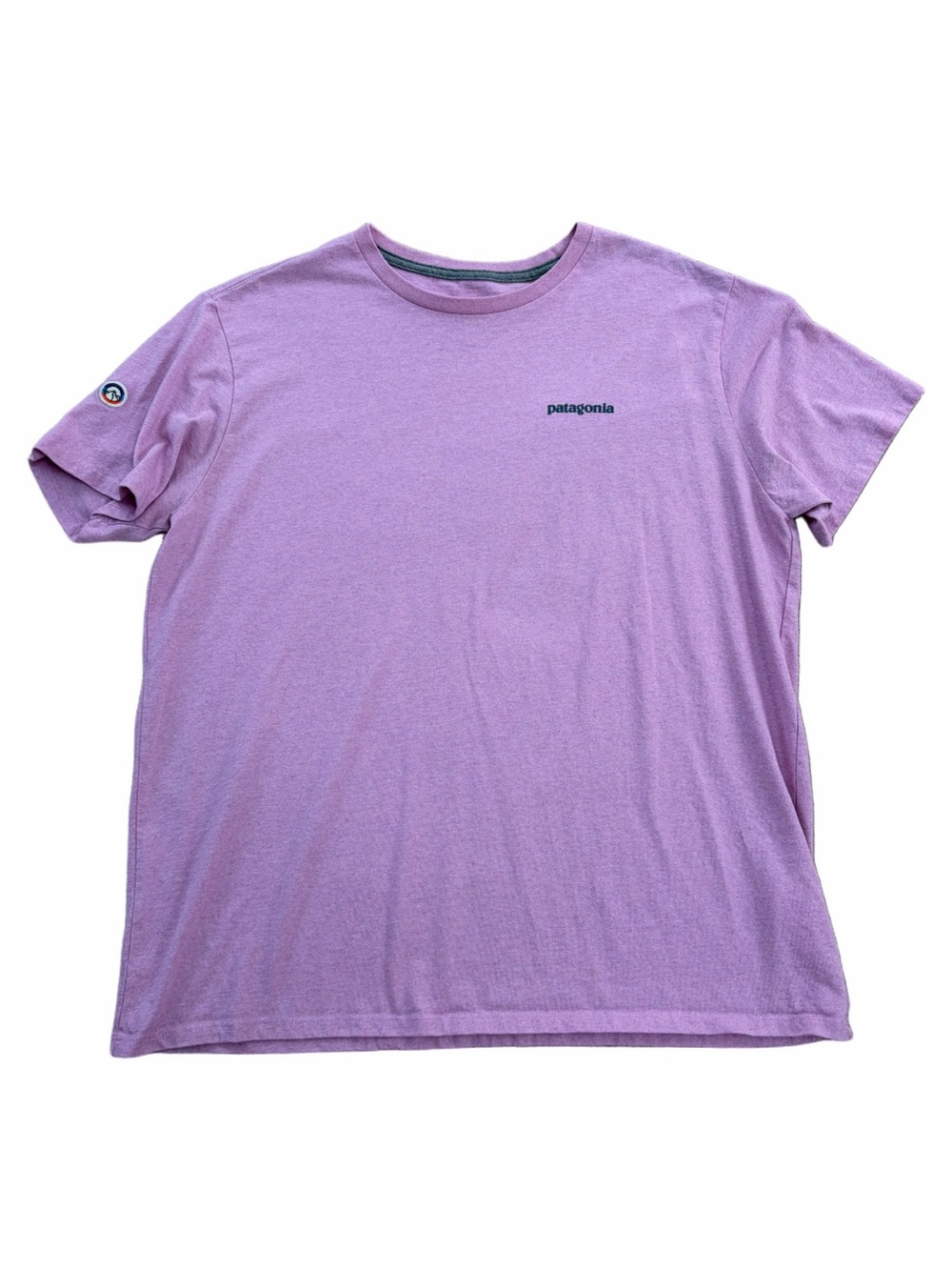 Patagonia Women’s XL Men’s Large Fitz Roy Icon Responsibili-Tee Milkweed Mauve